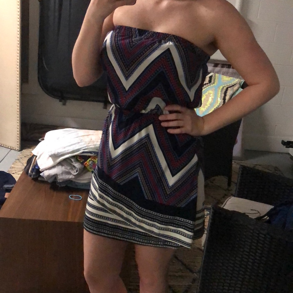 Strapless dress